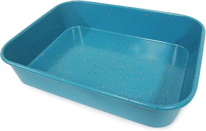 casaWare Ceramic Coated NonStick Lasagna/Roaster Pan 13 x 10 x 3-Inch (Blue Granite)
