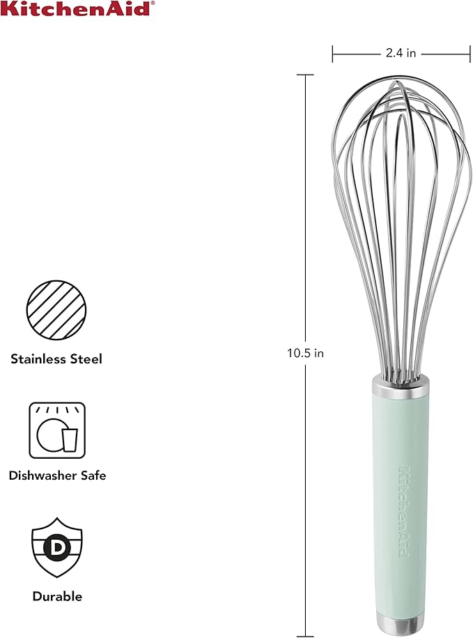 KitchenAid Classic Utility Whisk, 10.5-Inch, Pistachio