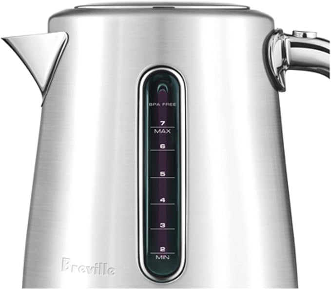 Breville BKE845BSS Smart Kettle Luxe Water Heater, 7 Cup, Brushed Stainless Steel