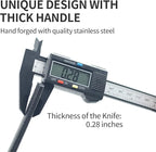 Silverware 45-Piece Matte Black Hammered Flatware Set with Serving Utensils, Stainless Steel Thick Handle Matte Polished Cutlery Set for Wedding Hotel Restaurant, Service for 8