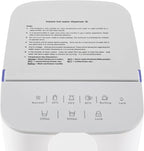 Instant Hot Water Dispenser, 1600W 110V 3L Electric Tea Kettle Large Water Boiler Maker Countertop Water System Dispenser Adjustable 5 Temperatures &2 Water Outputs for Homes Offices Schools (White)