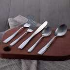 Stainless Steel Silverware Cutlery Set,50- Piece,Service for 10
