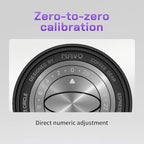 MAVO Manual Coffee Grinder, Shadow Wand Hand Coffee Grinder, Capacity 25g with CNC Stainless Steel Pentagon Conical Burr, Adjustable Setting, Burr Coffee Bean Grinder for Pour Over, Espresso (Silver)