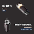 WACACO Coffee Machine Electric & Portable, With 4 Coffee Types & Fast Heat-Up, 9000mAh Battery Up to 5 Cups, 20 Bar Portable Espresso Maker For Ground Coffee & NS Capsule (Tuscan Red)