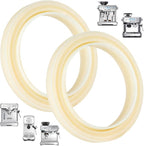 54mm Silicone Steam Ring, 2PCS Grouphead Gasket Replacement Parts, No BPA Silicone Gasket Seal, for Breville Espresso Machine 878/870/860/840/810/500/450/ Sage 500/870/875/880/810/878