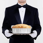 PARTY BARGAINS 5 Lb Aluminum Loaf Pan - 40 Pack, Heavy Duty Disposable Bread Pans for Perfect for Baking, Lasagna, Meatloaf & Food Serving (Max 240°C)