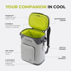 CORE Magnetic Leak Proof Soft Cooler with Waterproof Zipper | Insulated Bag Portable Ice Chest Box | Best Soft Cooler for Food & Beverages for Tailgating, Car Camping, Travel, and Family Beach Picnics