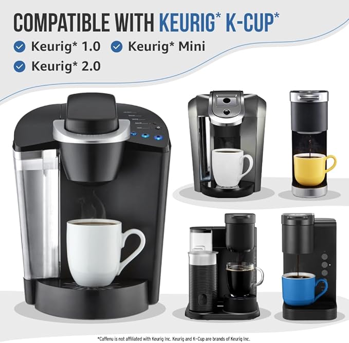 Keurig Compatible Descaling Solution and Keurig Cleaner Pods. Removes Limescale & Cleans Pod Area. Better Tasting & Hotter Coffee. 4 Uses of Descaler & Cleaner.