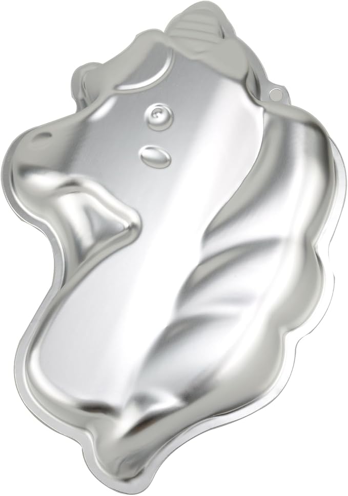 Aluminum Unicorn Shaped Cake Pan Mould Cake Baking Bakeware for Birthday, Anniversary, Party, Christmas
