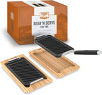 Yukon Glory™ SEAR 'N SERVE Set (BBQ Cast Iron Grill Pan Set)