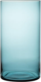 Restaurantware-Vetri 16 Ounce Tall Drinking Glasses, 6 Dishwashable Beverage Glasses - No-Lead, Elegant, Blue Glass Tumblers, Ideal For Water, Juice Beer, Cocktails, Liquor, Iced Tea, And More