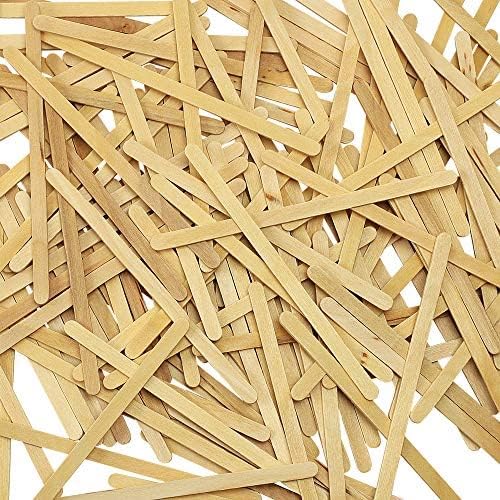[1,000 Count] Birch Wood Stir Sticks for Coffee Bar, Wooden Stir Sticks for Coffee 5.5 Inch Length (Natural)