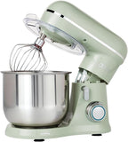 Kitchen in the Box Stand Mixer, 3.5 QT Small Kitchen Electric Stand Mixers, 10-Speed Portable Lightweight Dough Mixer for Daily Use with Egg Whisk, Dough Hook, Beater (Light Green)
