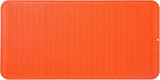 Silicone Dish Drying Mat for Multiple Usage,Easy clean,Eco-friendly,Heat-resistant Silicone Mat for Kitchen Counter or Sink,Refrigerator or Drawer Liner Orange 5XL 36inches x 18inches