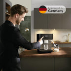 Miele CM 6360 MilkPerfection Automatic Coffee Machine - OneTouch for Two, AromaticSystem, 8 individual profiles, DoubleShot, WiFi-compatible, LED lighting, in Obsidian Black BronzePearl Finish