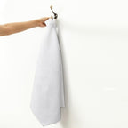 DG Collections Terry Dish Towels, 100% Cotton Kitchen Towels, Set of 6 (18x28 inch) Hand Towels - 400 GSM, Absorbent Terry Cloth Dish Towels for Kitchen, Soft Tea Towels - White Color