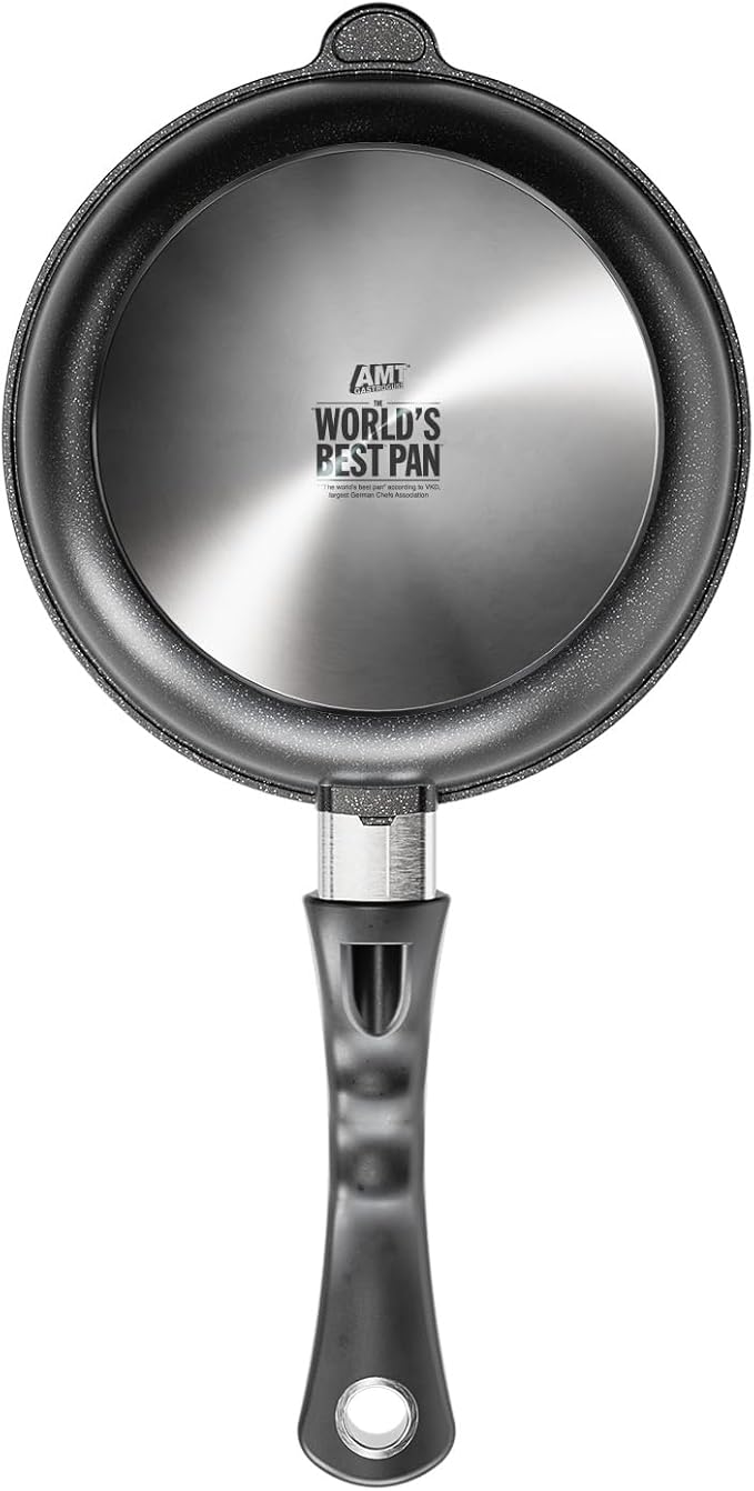 AMT Gastroguss The World´S [...] Frying pan Non-Induction, Diameter 20 cm, Height 5 cm, cast Aluminium (Aluminium), Lotan® Non-Stick Coating for Fat-Free-Frying, AMZN-520-US