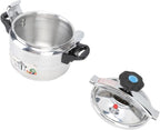 Haofy Large Capacity Pressure Cooker, Aluminum Alloy, Quick Cooking, Anti Stick Coating, Safety Design, Thickened, Commercial Household Use (9L)