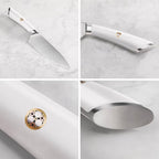 Cangshan ELBERT Series German Steel Forged Starter Knife Sets (White, 2-Piece)