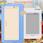 OcePor (XXL 36"x16") Food Warming Mat, Electric Warming Tray,Foldable Food Warmer for Parties, Buffets, Family Gatherings, Holiday & Sabbath, Child Lock, Heating Mat for Food, (Beige Yellow)