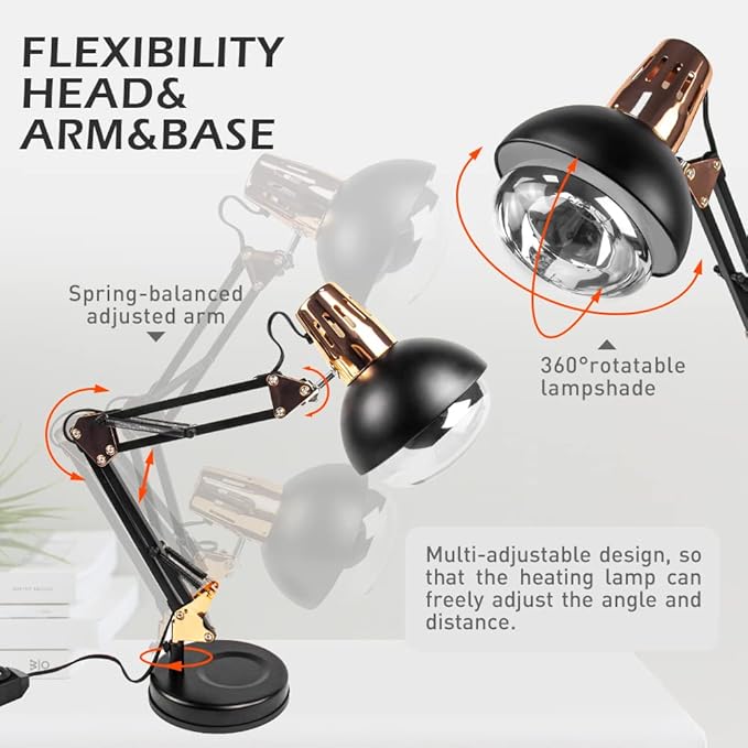 DUEBEL Food Warmer/Food Heat Lamp, Perfect Buffet and Catering Solution for Keeping Food Warm, Ideal for Parties, Holidays, and Concession Stands