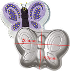 Butterfly Shaped Birthday Cake Pan Mould Aluminum 3D Animal DIY Cake Baking Pan for Birthday, Anniversary, Party, Christmas