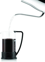 Bodum 12oz Brazil French Press Coffee Maker, High-Heat Borosilicate Glass, Black - Made in Portugal
