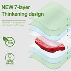 [2025 Upgraded]Moretoes Vacuum Sealer Bags, 30 Gallon 11"x 16"and 70 Quart 8"x 12"and 50Pint 6"x 10"Food Saver Bags BPA Free, Pre-cut Commercial Grade Vac Bags for Food Storage, Meal Prep or Sous Vide