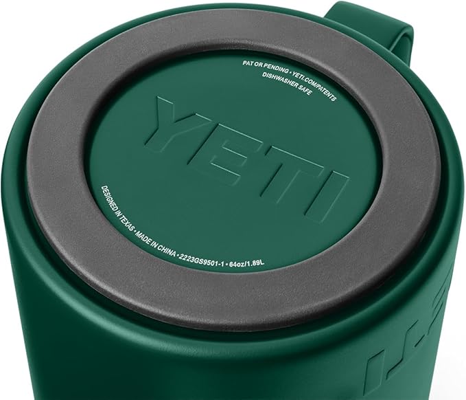 YETI Rambler 64 oz. French Press Coffee Maker, Black Forest Green