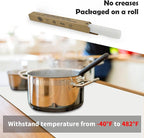 Ultibe Silicone Mats for Kitchen Counter, 78.7''x23.6''(200cmx60cm) Largest Heat Resistant Counter Mat Kitchen Island Waterproof Thicken Non-Slip Countertop Protector Mat, Semitransparent