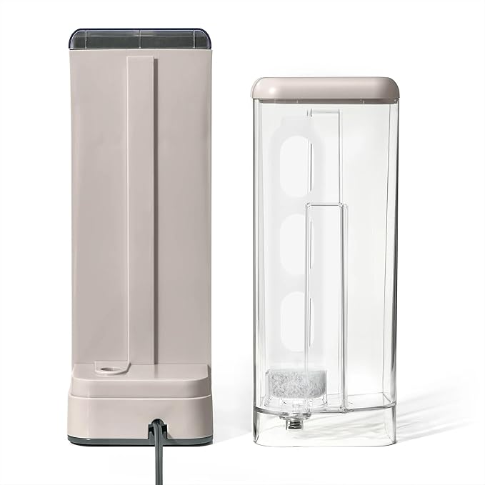 Beautiful Perfect Grind Programmable Single Serve Coffee Maker with Touch Display and Integrated Burr Grinder, Auto Coffee Strength Selection, 64oz Water Reservoir (Porcini Taupe)