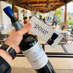 Wine Saver and Stopper - Removes Oxygen, Preserving and Keeping Wine As Fresh As The Day The Bottle Was Opened - 24-Pack - Black