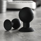 Puck Screen Reusable Mesh Coffee Filter for Espresso Portafilter Basket with Silent Puck Screen Ejector Coffee Grounds Remover Knock-Free Air Blower Kit (51mm)