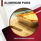 Green Direct Disposable Aluminum Steam Table Foil Pans No Lids For Cooking, Baking, 10 Pack