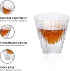 KAMMAK Whiskey Glasses Set of 2, 5.07 oz (150 ml) Hand Blown Crystal Tumbler with Delicate Rim, Lead-Free Thick Base & Seamless Design for Neat Scotch, Bourbon, and Craft Cocktails