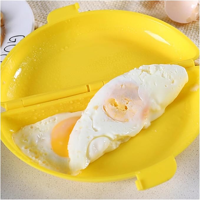 Omelette Maker, Omelette Mould, Silicone Egg Microwave Cooker, Non-Stick Egg Pan & Poacher For Breakfast Sandwiches, Non-BPA Oven/Microwave Safe Mold