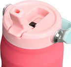 Stanley IceFlow Flip Straw 2.0 Water Bottle 24 oz | Built-In Straw for Travel and Sports | Lightweight and Leak Resistant | Insulated Stainless Steel | BPA-Free | Watermelon