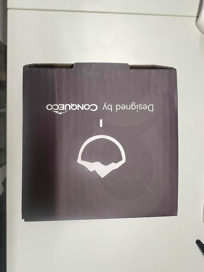 CONQUECO Portable Espresso Machine Travel: 8 cups 12V Electric Coffee Maker with Battery for Camping - 2.5 Mins Self Heating - With Ground Coffee & NS Capsule for RV, Hiking, Office
