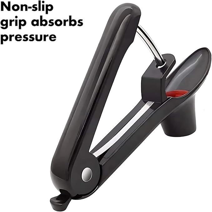 Cherry and Olive Pitter Tool, Heavy Duty Stainless Steel, Removable Splatter Shield, Dishwasher Safe, for Kitchen Utensils, Fruit Corer
