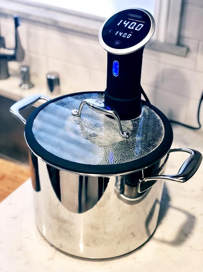 THBCZ2-SS9-B Chef Series Sous Vide Pot, 9.8 qt, Silver, 9.8-Quart Pot