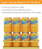 Magnetic Spice Rack For Refrigerator Magnetic Fridge Shelf For Kitchen Spice Organizer Magnetic Shelf For Fridge Space Saving Yellow 4 Pack With Magnetic Paper Towel Holder