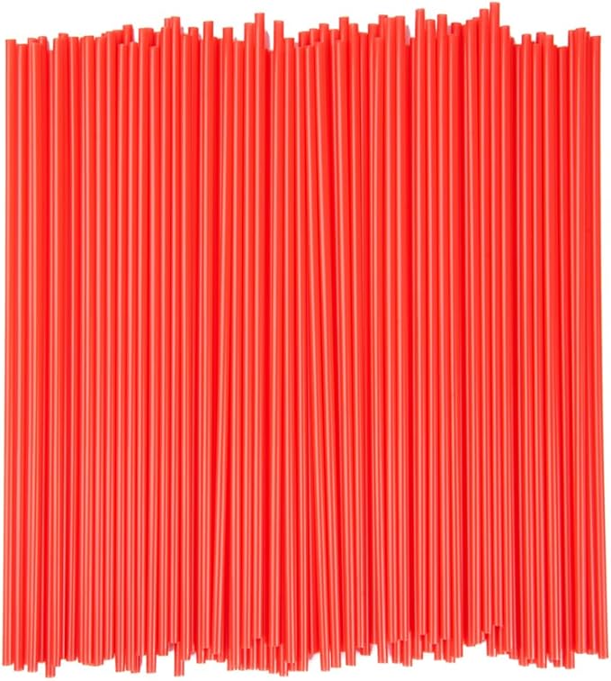 Restaurantware Restpresso 7 Inch Cocktail Stirrers 5000 Disposable Coffee Stirring Rods - Premium Odorless Red Plastic Stirrers For Coffee For Hot And Cold Drinks For Bars Or Offices