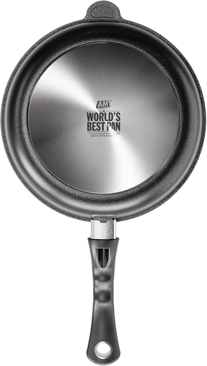 AMT Gastroguss The World´S [...] Casserole Frying pan Non-Induction, Diameter 26 cm, Height 7 cm, cast Aluminium (Aluminium), Lotan® Non-Stick Coating for Fat-Free-Frying, AMZN-726-US