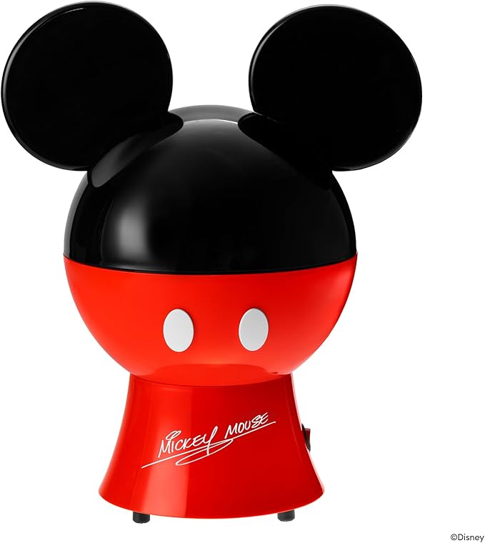 Uncanny Brands Disney Mickey Mouse Popcorn Maker - Kitchen Appliance