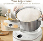 Joydeem Electric Dough Maker with Ferment Function, 5Qt Dough Mixer Machine, Perfect for Bread Pizza Roti Dumpling Dough & Sourdough, HMJ-A501