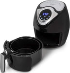 Deco Chef XL 3.7 QT Digital Air Fryer Cooker with 7 Smart Programs, LED Touch Screen, Oil-Less Non-Stick Coated Basket, Timer Counter Top, Healthy Kitchen Safe Frying Station with Cook Book