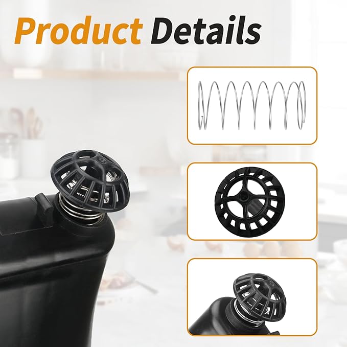 Coffee Machine Brew Basket Bottom Spring Loaded Stopper Kits Replacement Brew Baske for Cuisinart DCC-1200 DCC-1200BCH DCC-1200BW Coffee Maker Brew Basket Parts