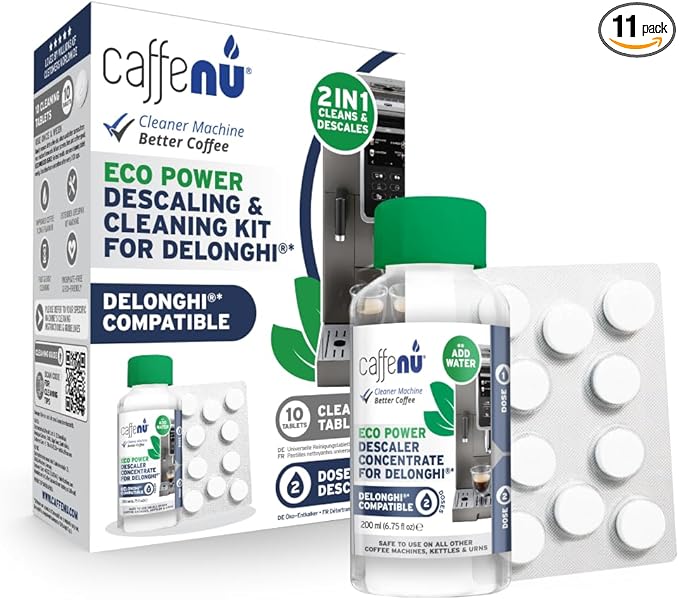 Caffenu Cleaning & Descaling Kit Compatible with DeLonghi Coffee Machines