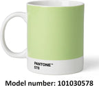 Pantone Porcelain Mugs 375 ml, Porcelain, Light Green 578, 8.4 x 8.4 x 12.1 cm, 101030578