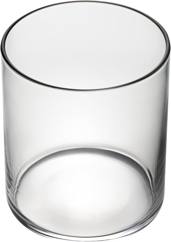 Restaurantware-Vetri 10 Ounce Old Fashioned Glasses, 24 Dishwashable Whiskey Glasses - No-Lead, Durable, Clear Glass Tumblers For Scotch, For Drinking Liquor, Cocktail, Bourbon, Cognac, And More